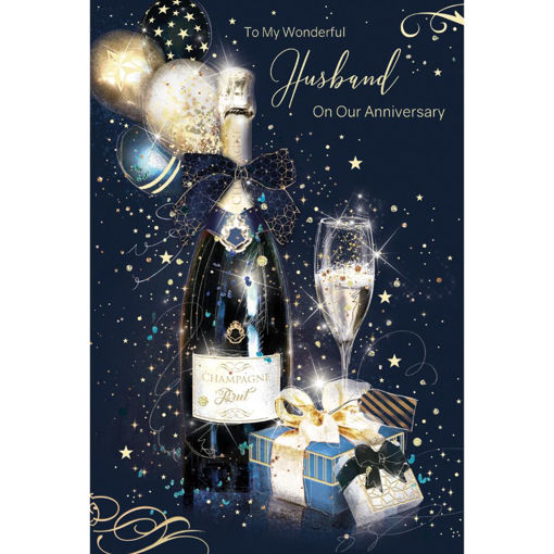 Picture of WONDERFUL HUSBAND ANNIVERSARY CARD